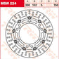 Trw Round Floating Brake Rotor For Yamaha SCR 950 1984-2021 MSW224