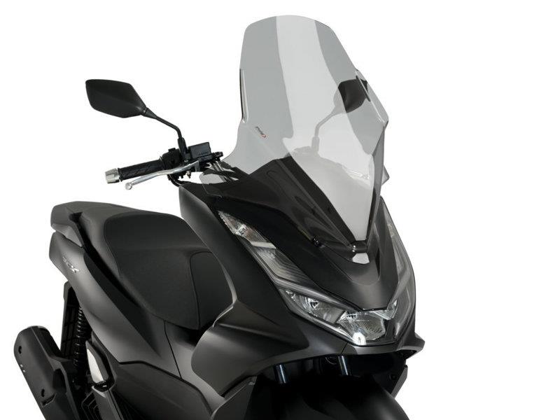 PUIG V-Tech Line Touring Screen Light Smoke for Honda PCX 125 21-24 20637H