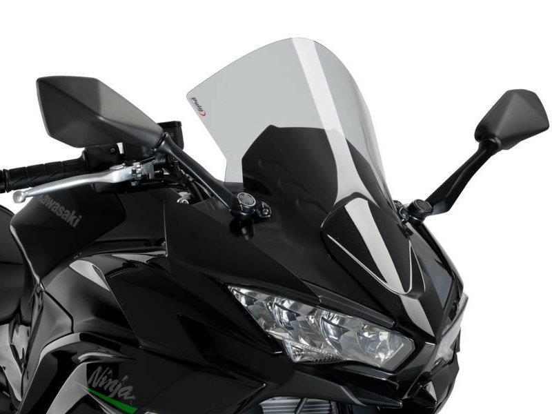 PUIG R-Racer Screen Light Smoke for Kawasaki Ninja 650 20-25 3880H