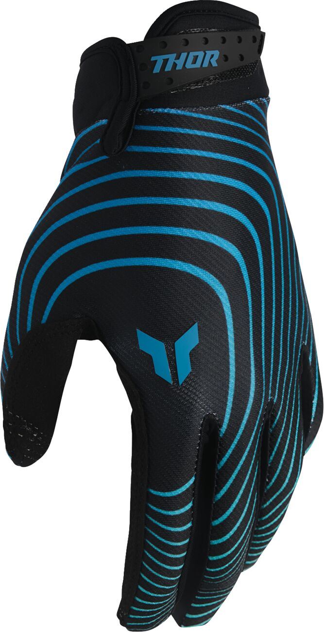 THOR Launchmode Identity Gloves Green/Blue/Black