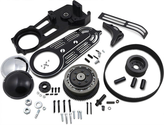 Belt Drives 2 Belt Drive Kit Changeable Domes Harley FLST 1450 90-06 EV-700B