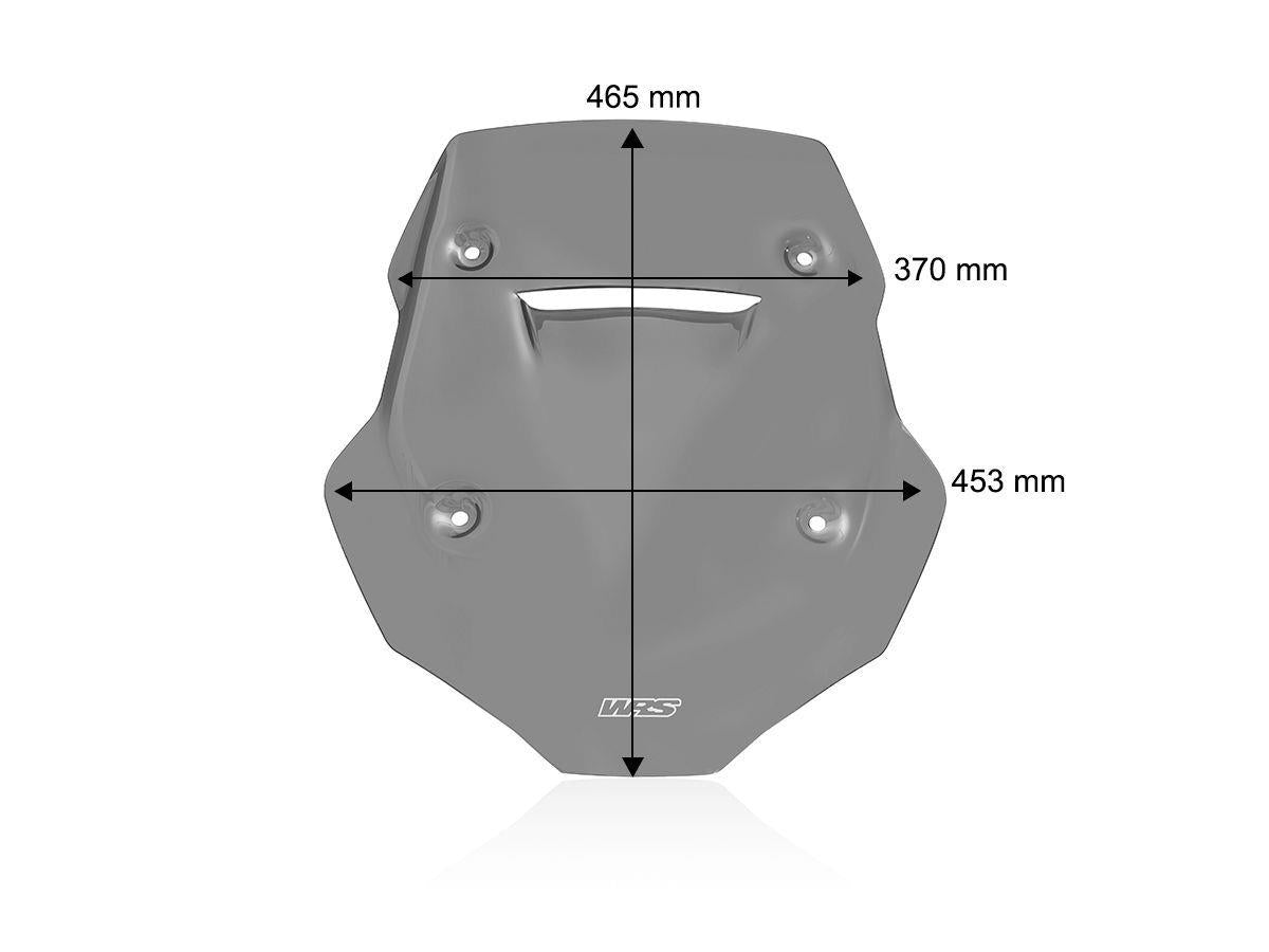 WRS Windscreen For CF Moto MT 800 2022-2024 Smoke CF002F