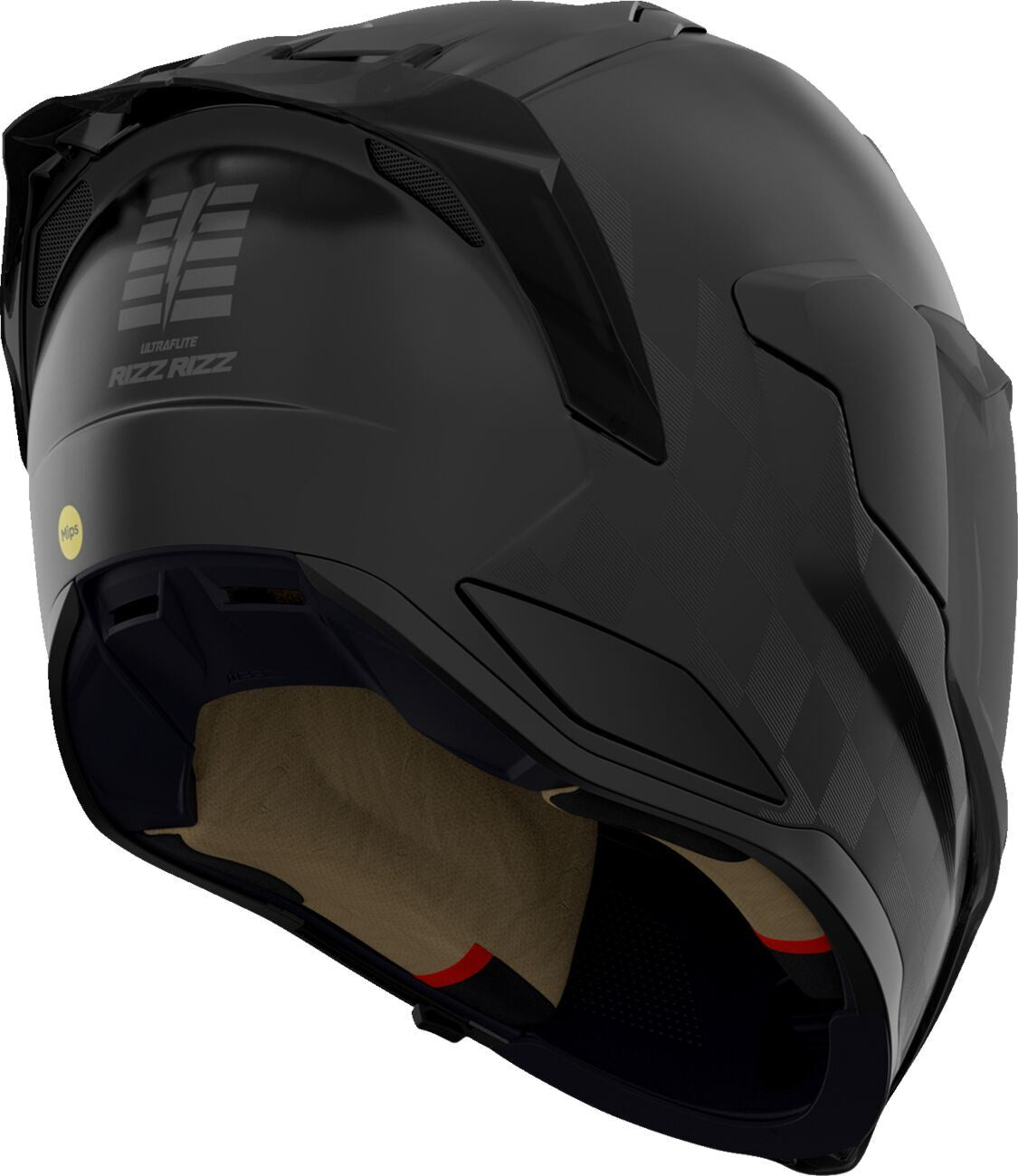 ICON Ultraflite Rizz Rizz Black Motorcycle Helmet