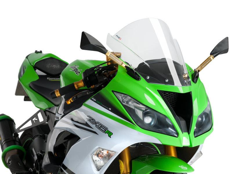 PUIG Z-Racing Screen Carbon Look for Kawasaki ZX-6R 636 09-17 6482C