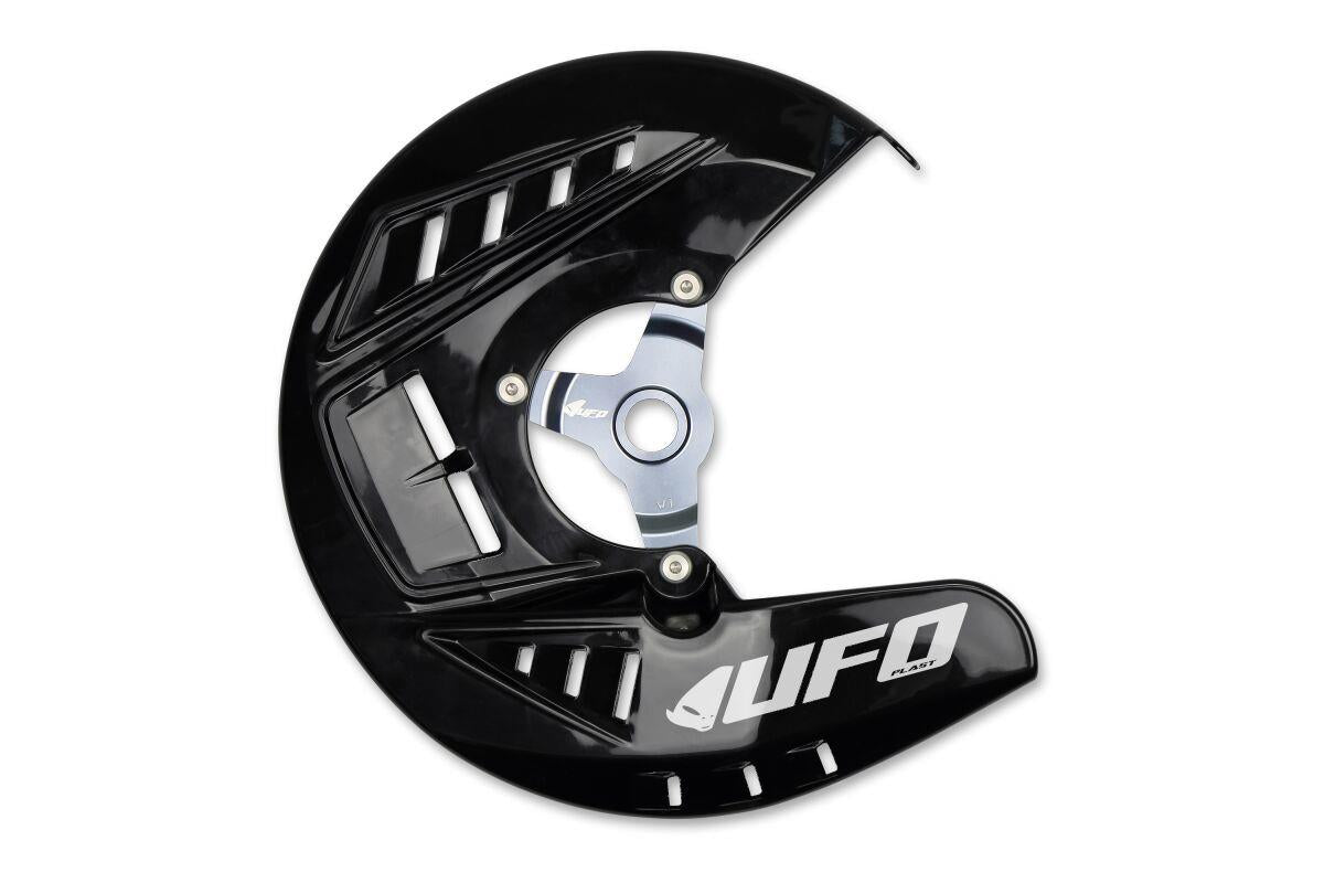 UFO Front Disc Covers For Yamaha YZ 450 F 2023-2025 Black Plastic DC01015@001