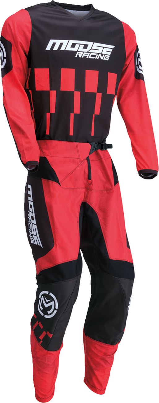 Moose Racing Jersy Qualifier Red/Black 24 Model