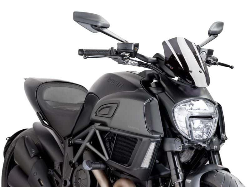 Puig New Generation Adjustable Sport Screen Dark Smoke 21523F