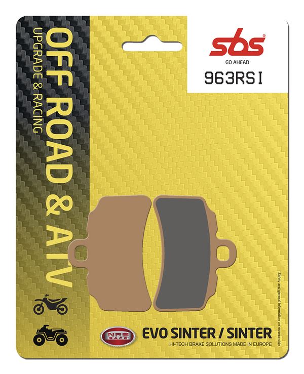 Sbs RSI Sintered Brake Pads For Gas Gas TXT 125 Racing 2019-2023 963RSI