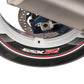 Puig Wheel Rim Stickers White 005CF