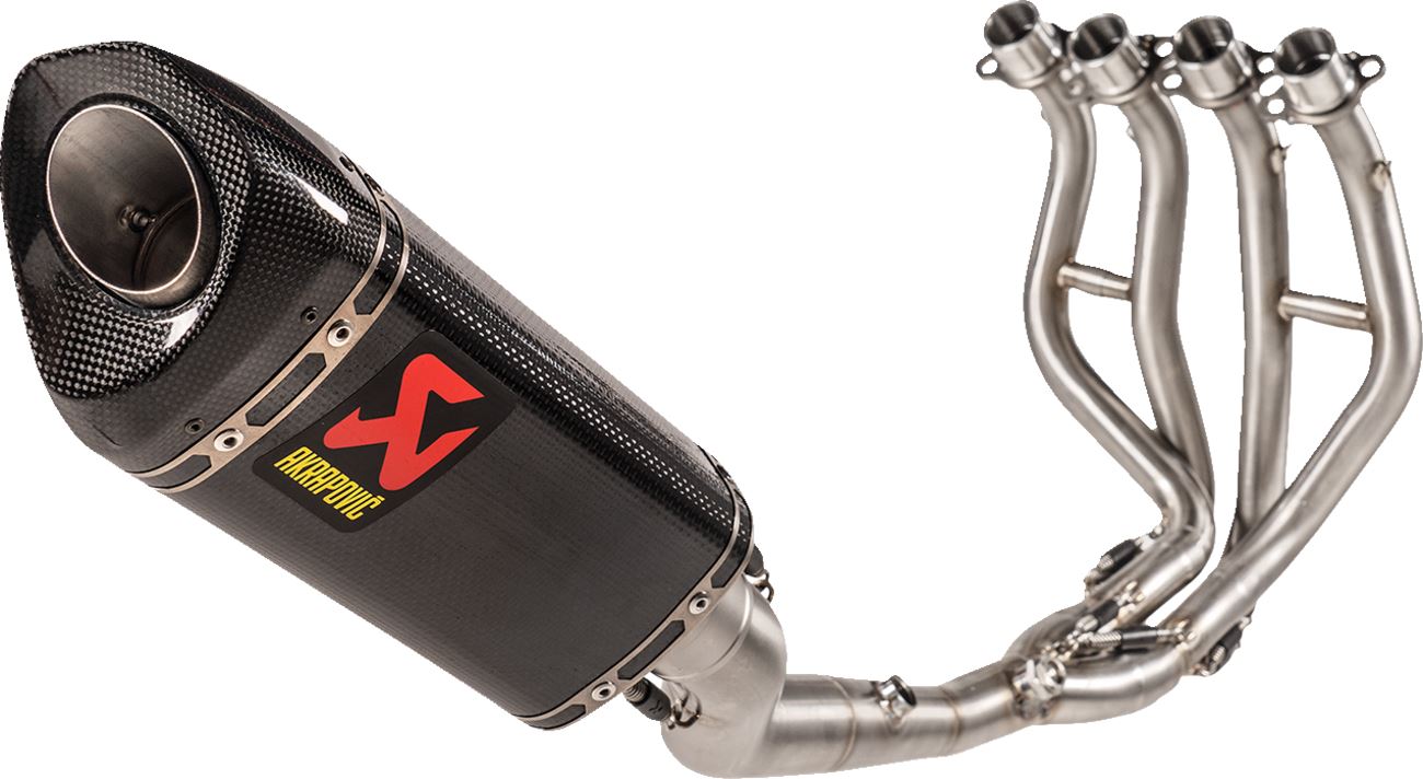 Akrapovic Racing Line Exhaust System CF For Kawasaki ZK-4 RR 400 23-24 S-K2R3-APC