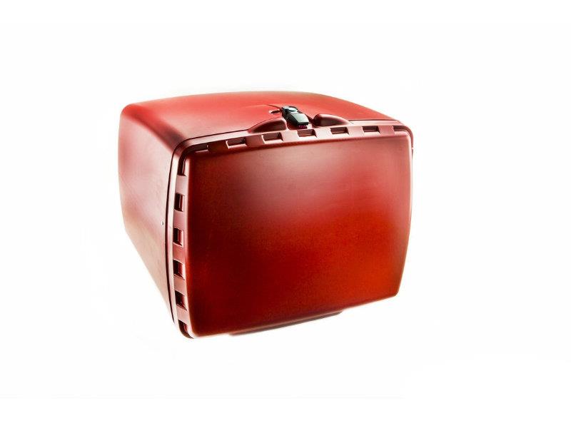 PUIG 100 Litre Mega Top Box w/ Lock Red Universal 2328R