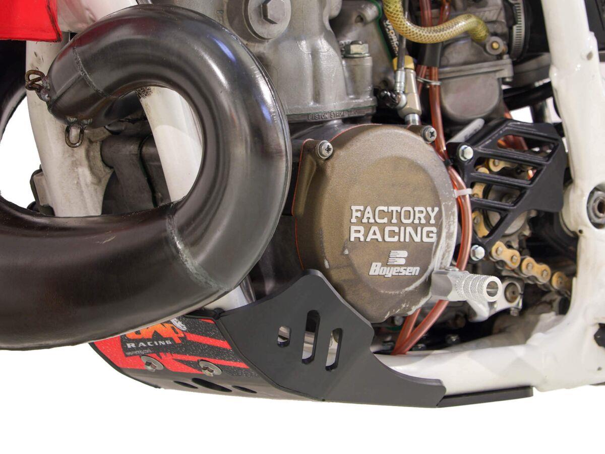 AXP Racing Skid Plate For Honda CR 250 R 1992-1996 Black PA6 Ertalon Each AX1736