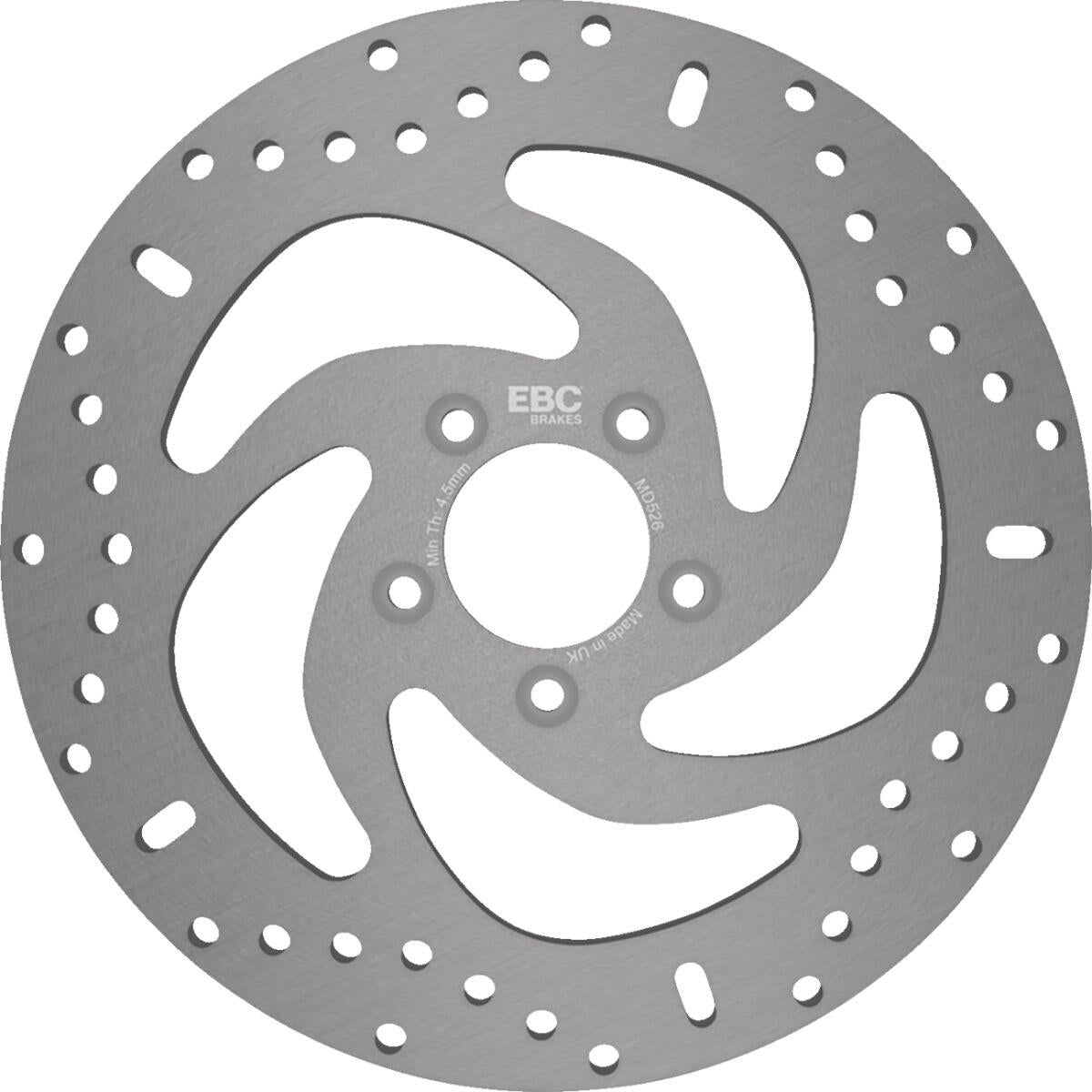 EBC Brake Rotor For Harley Davidson FXBB 1923 2014-2026 Silver Zinc MD526