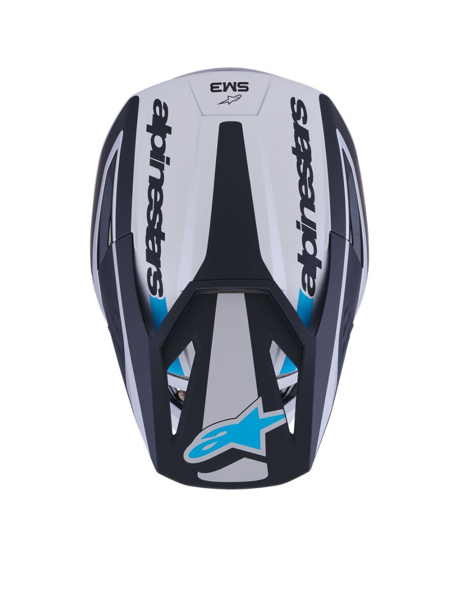 ALPINESTARS SM3 Heat Helmet SILV/BL/BLK 2025 Model