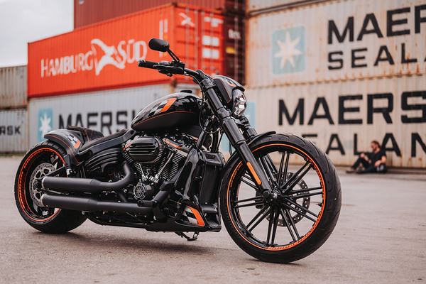 Cult Werk Fork Covers For Harley Davidson FXBR 1923 2018-2023 HD-BRO029