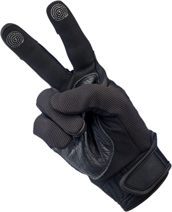 Biltwell Motorcycle Gloves Baja Black