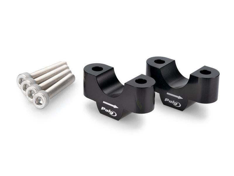 PUIG 20mm Handlebar Risers For 22mm Bars Silver for BMW M1000/S1000 XR 20-25 21486P
