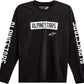 Alpinestars Face Off Long Sleeve T-Shirt Black White