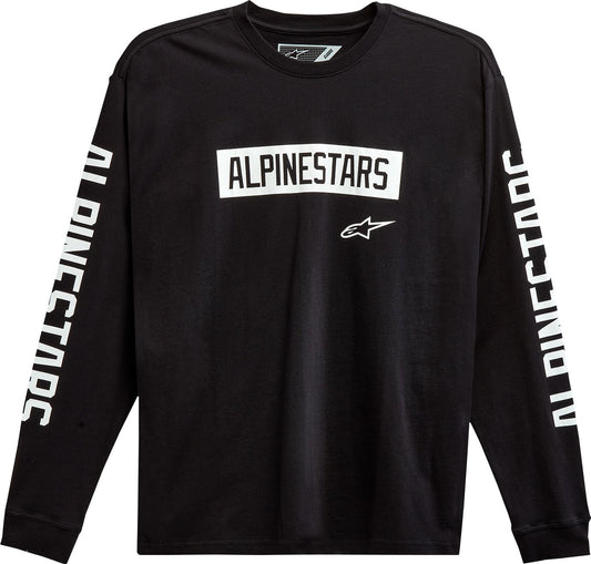 Alpinestars Face Off Long Sleeve T-Shirt Black White