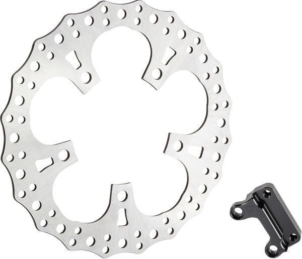 Arlen Ness Jagged Floating Rotor Aluminum For HD FLHRXS 1868 08-24 300-012