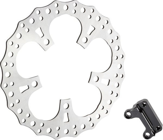 Arlen Ness Jagged Floating Rotor Aluminum For HD FLHRXS 1868 08-24 300-012