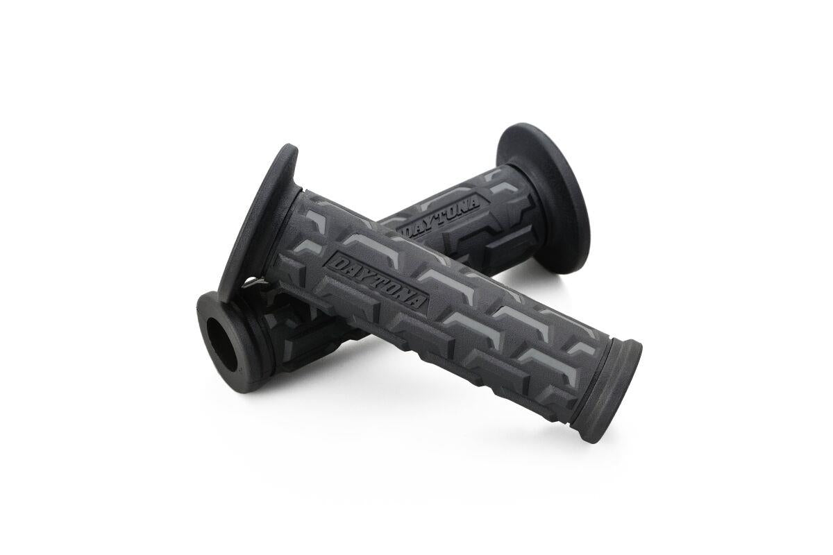 Daytona Grippy Grip GGD-Ground Open End Grips 22.2mm Handlebar Black Pair 25179