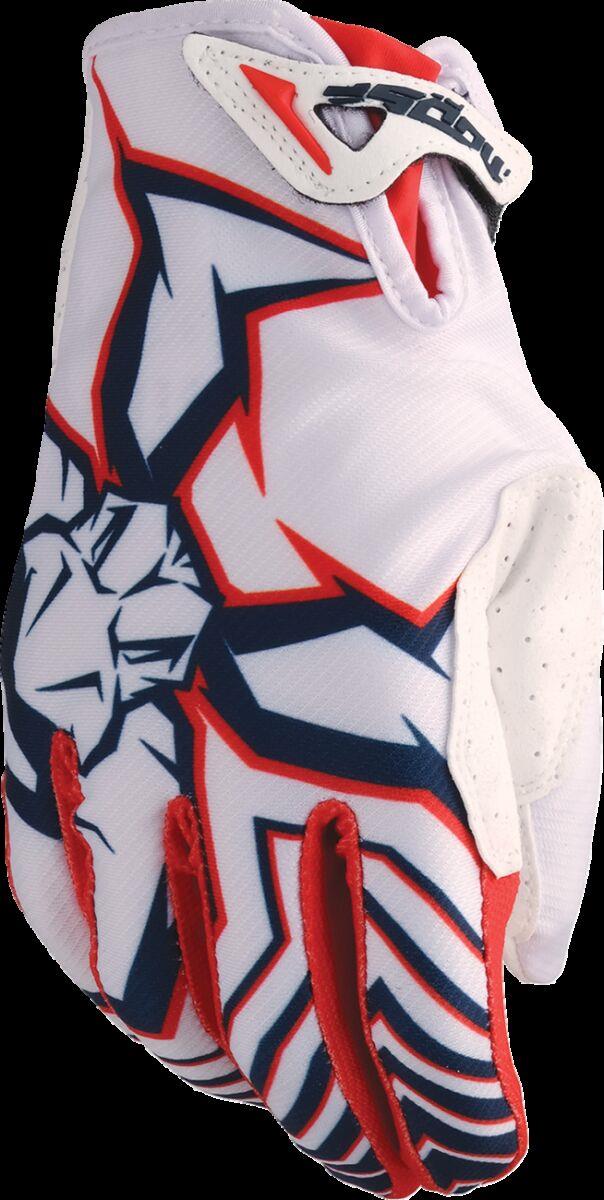 Moose Racing Gloves Agroid Pro Red/White/Blue