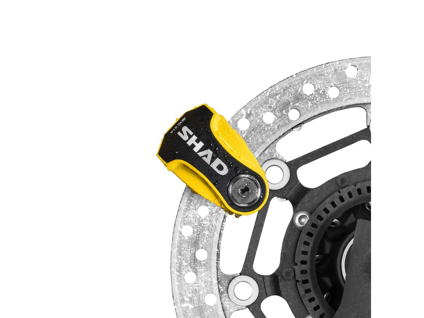 SHAD SC61A DISK LOCK - YELLOW C0S6103A