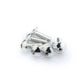 PUIG M5 Domed Screws 15mm x 6 Silver Universal 0543P