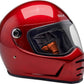 BILTWELL Lane Splitter Red Motorcycle Helmet