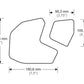 PUIG Side Tank Pad Protector Clear for Yamaha MT-09/SP/SportTracker/StreetRally 13-20 20090W