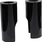 Arlen Ness Fork Boot Covers Pair Steel Black For HD FLHSXE 1977 14-24 125-000