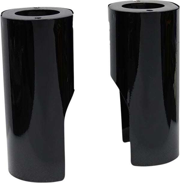 Arlen Ness Fork Boot Covers Pair Steel Black For HD FLHSXE 1977 14-24 125-000