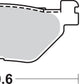 Sbs LS Street Excel Sintered Rear Brake Pads For Yamaha XVS 950 C 01-21 769LS