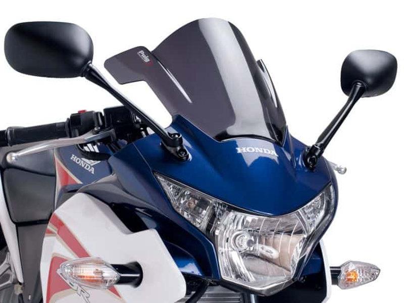 PUIG Z-Racing Screen Light Smoke for Honda CBR250 R 11-15 5643H