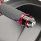 Puig Short Bar End Weights With Coloured Rim Black 22105N