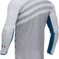 THOR LAUNCHMODE Vented Raid Jersey WHITE/GREY 2024 Model