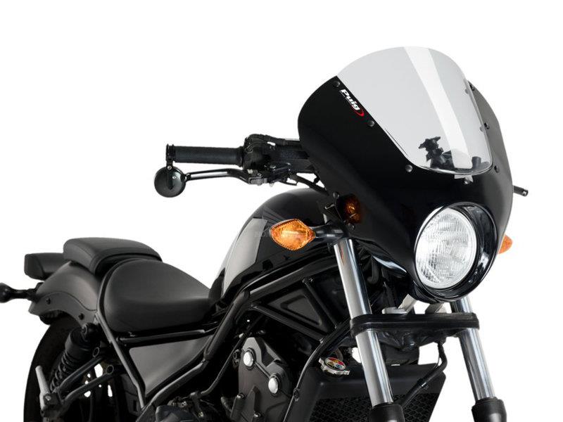 PUIG Dark Night Screen Dark Smoke for Honda CMX500 Rebel 17-19 21100F
