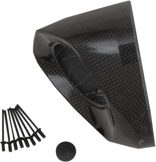 Akrapovic End Cap CF Black Slash-Cut V-EC210