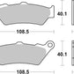 Sbs SI Offroad Sintered Brake Pads For KTM RALLY 450 2011-2024 674SI