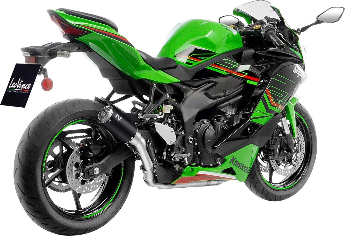 Leovince LV Corsa S Slip-On Muffler For Kawasaki ZX-4 R 400 2024-2026 15409SBU