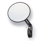 Daytona Bar End Mirror Aluminum Round Side View Short Stem 30mm Clamp 80801