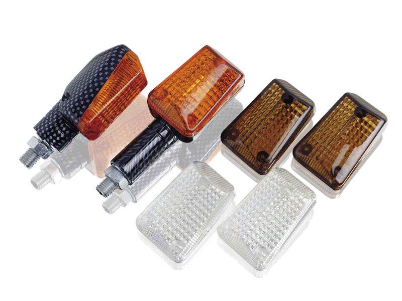 Puig Mini LED Indicators 75 x 37mm Carbon Look 130RO
