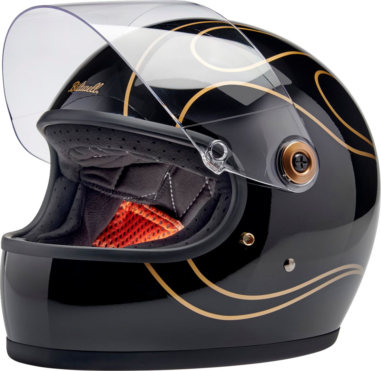 BILTWELL Gringo S Black Motorcycle Helmet