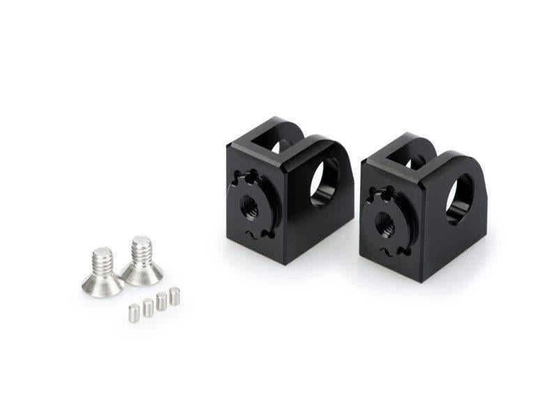 Puig Adjustable Footpeg Adaptors Black 4944F