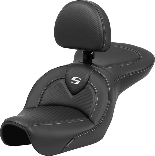 Saddlemen Roadsofa CF Seat B/W For HD FXDXI 1450 04-05 804-04-185BR