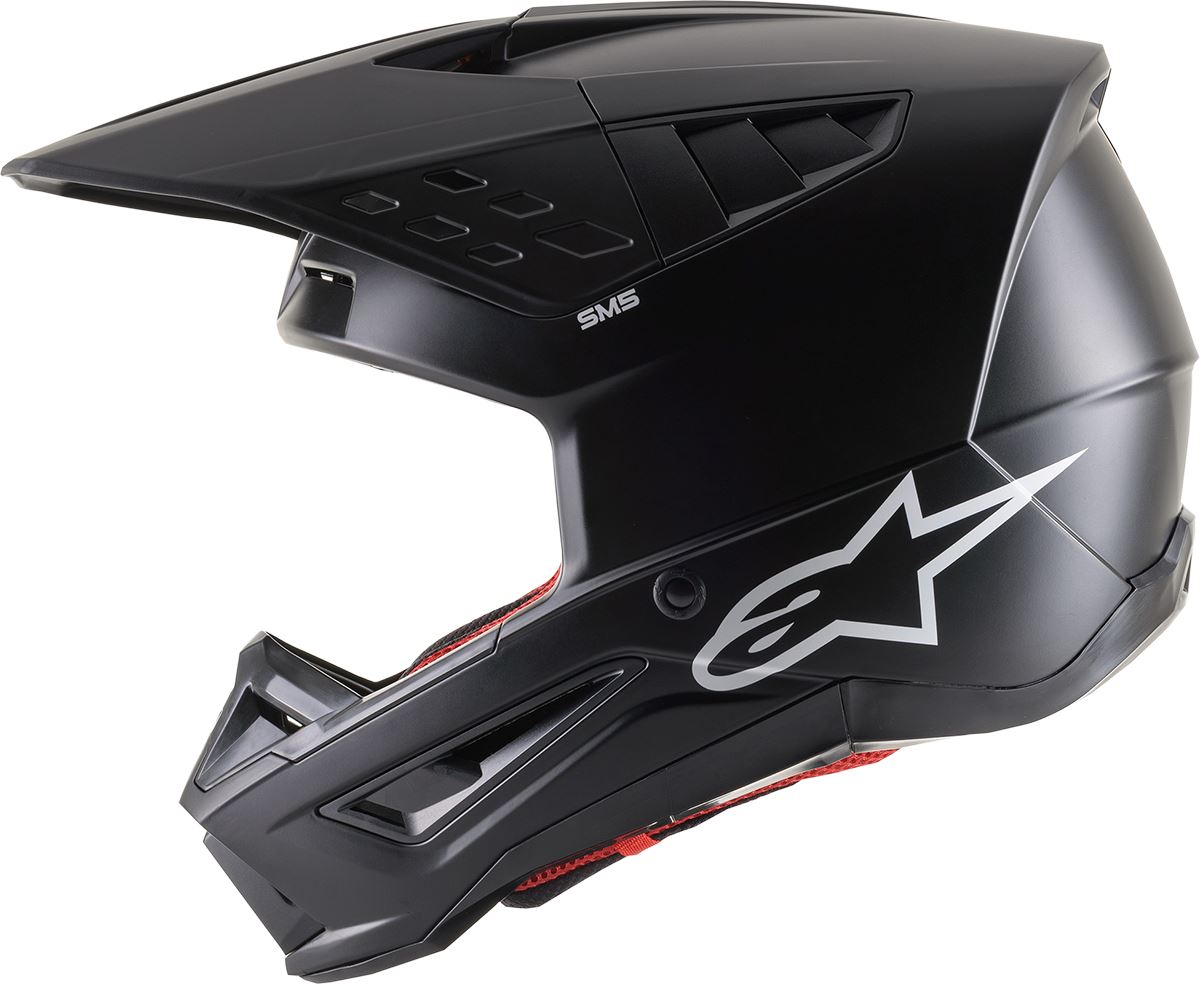 Alpinestars Supertech SM5 Solid Black Mx Helmet