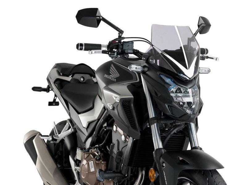 PUIG New Generation Sport Screen Light Smoke for Honda CB500 F 16-24 21412H