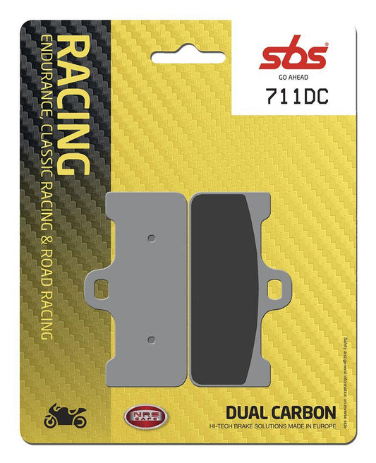 Sbs DC Racing Dual Carbon Brake Pads Carbon Ceramic Set 711DC
