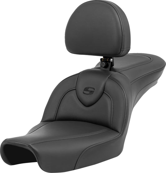 Saddlemen Roadsofa Standard Reach Seat With Backrest For HD FXDL 1450 96-03 896-04-187BR